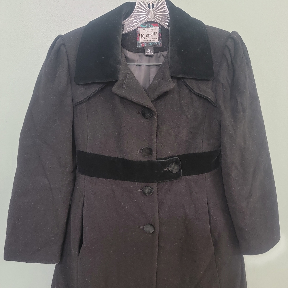 VTG Rothschild Princess Empire Peacoat Size 10 - Picture 4 of 7